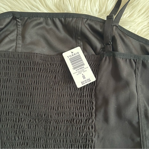 NWT Torrid Challis Corset Crop Top - Picture 8 of 9
